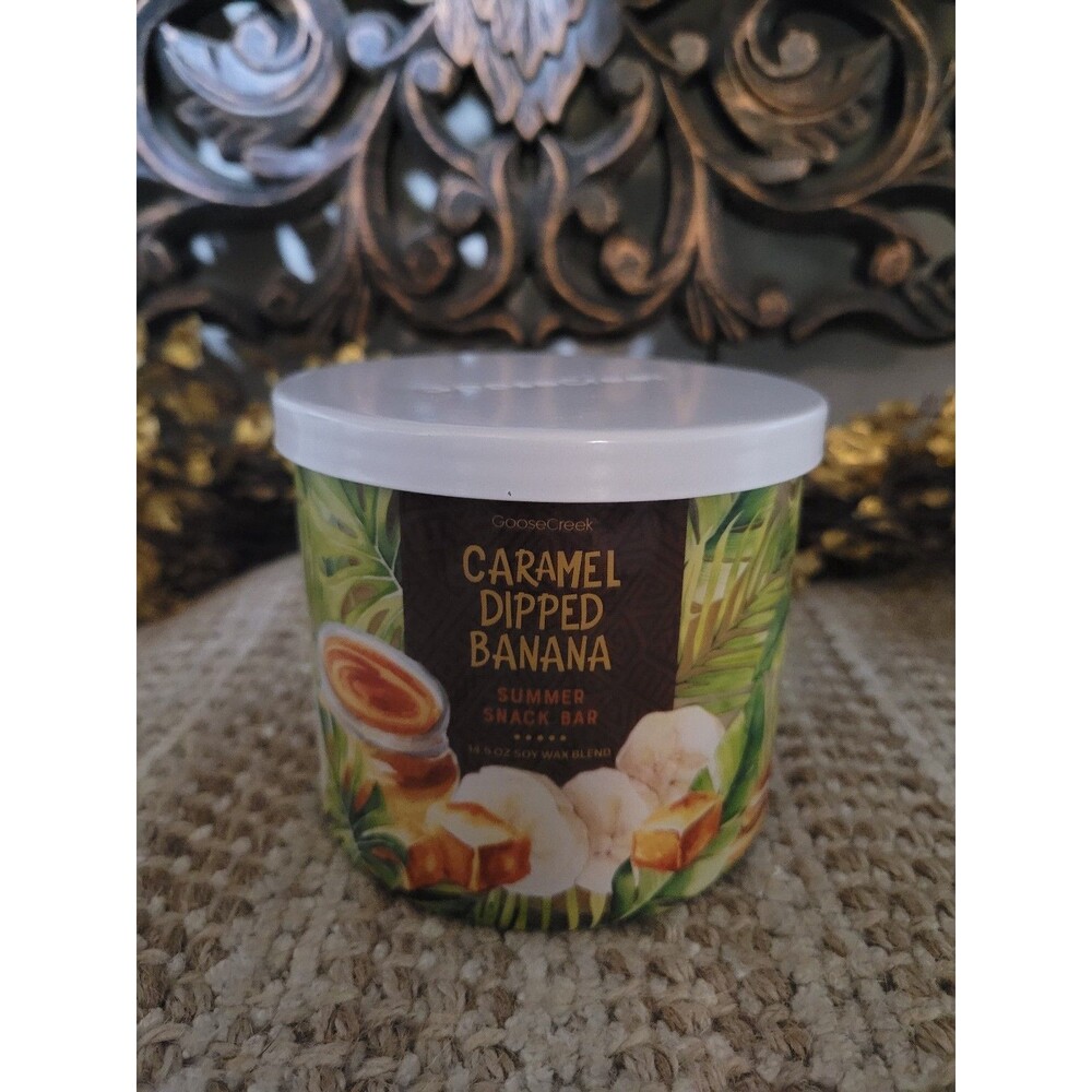 Caramel Dipped Banana - Goose Creek 3-wick Candle
